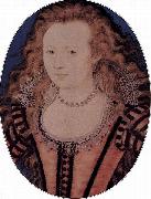 Nicholas Hilliard Elizabeth, Queen of Bohemia, daughter of James I oil on canvas